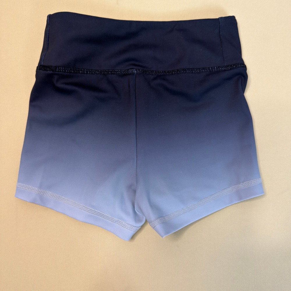 Balera Ombre Dance Shorts Girls SC Small Child Black Grey White Booty Gymnastics - Picture 2 of 6
